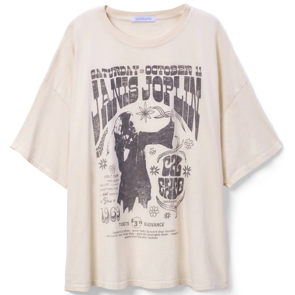 Daydreamer Janis Joplin Poster Tee